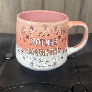 Gilmore Girls It's A Mother Daughter Thing Pink & White Ceramic Coffee Cup Mug